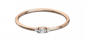 Diamond Trinity  Ring