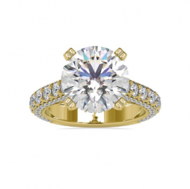 Cathedral Setting  Diamond Engagement Ring