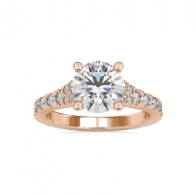 Solitaire Diamond Engagement Ring 