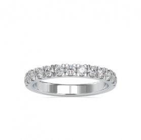Traditional  Diamond Wedding Band Semi-Eternity