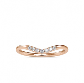 Contemporary  Diamond Eternity Band