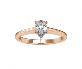 Solitaire Diamond Promise Ring for Her