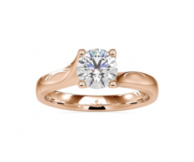 Solitaire Diamond Promise Ring for Her