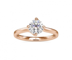 Solitaire Diamond Promise Ring for Her