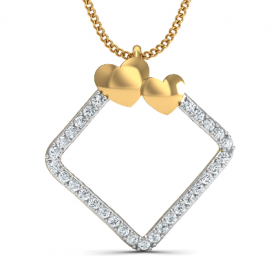 Diamond Jewelry Set - Pendant, Earring, Ring