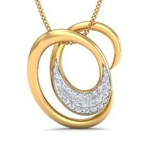 Diamond Jewelry Set - Pendant, Earring, Ring