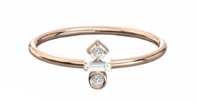 Casual Diamond Ring - For Her