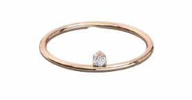 Casual Diamond Ring - For Her