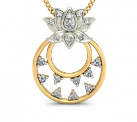 Lotus Diamond Casual Pendant