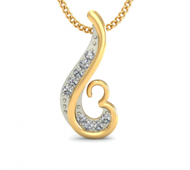 Om Diamond Casual Pendant