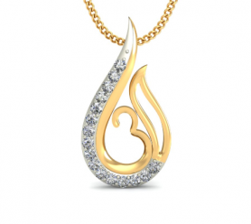 Om Diamond Casual Pendant