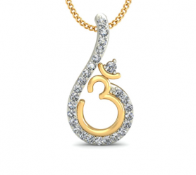 Om Diamond Casual Pendant
