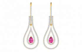 Diamond & Gemstone Earring