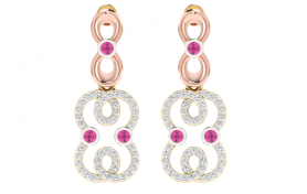 Diamond & Gemstone Earring