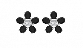 Diamond & Onyx Studs