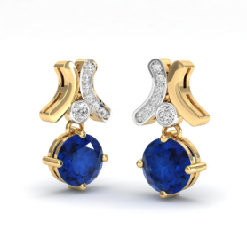 Birthstone & Diamond Studs