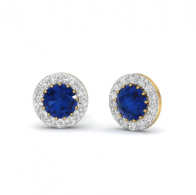 Birthstone & Diamond Studs