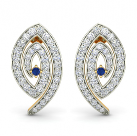 Diamond & Sapphire Studs