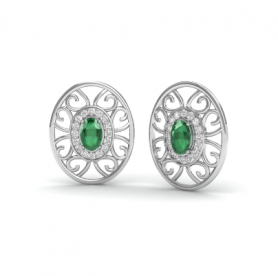 Birthstone & Diamond Studs