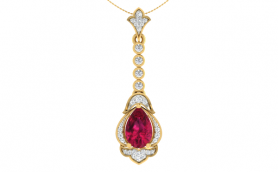 Diamond & Ruby Jewelry Set