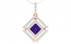 Diamond & Amethyst Jewelry Sets
