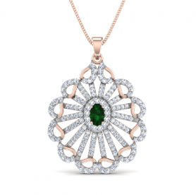 Diamond & Enamel Pendant Set - Enamel Collection