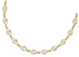 Diamond Jewelry Set - Necklace & Earrings