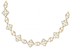 Diamond Jewelry Set - Necklace & Earrings