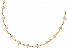 Diamond Jewelry Set  - Necklace & Earrings