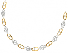Diamond Jewelry  Set- Necklace & Earrings