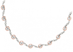 Diamond Jewelry Set  - Necklace & Earrings