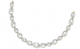 Diamond Jewelry Set - Necklace & Earrings