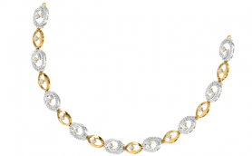 Diamond Jewelry Set - Necklace & Earrings