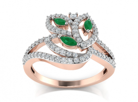  Diamond & Gemstone Cocktail Ring
