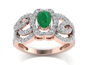  Diamond  & Gemstone Cocktail Ring - Signature Collection