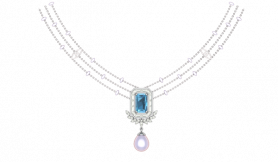 Aquamarine & Diamond Necklace -   Vintage Collection