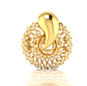  Diamond Cocktail  Ring - Floral Collection
