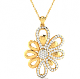 Diamond Pendant Set - Flora Collection