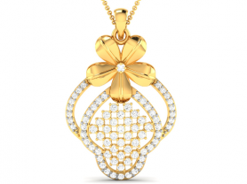 Diamond Pendant Set - Flora Collection