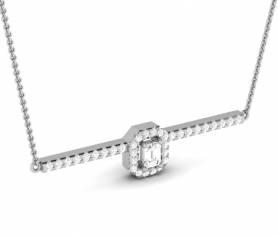 Diamond Bar Pendant