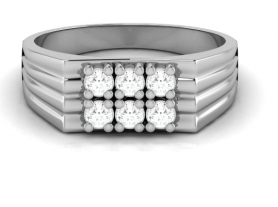 Classic Diamond Platinum Band