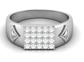 Diamond Platinum Band