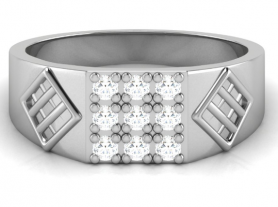 Diamond Platinum Band