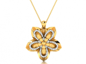 JJ Fleur Diamond Pendant