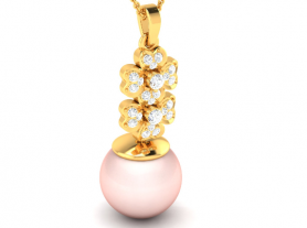 Diamond and Pearl Pendant