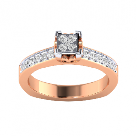 Classic Diamond Engagement Band 