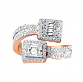 Amore Diamond Cuff  Ring