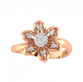 Floral Diamond Ring