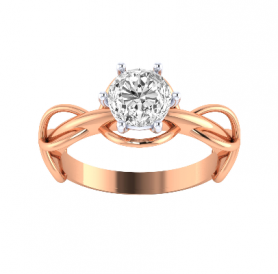 Solitaire Setting  Diamond Engagement Ring