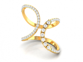 Entwine Diamond Ring